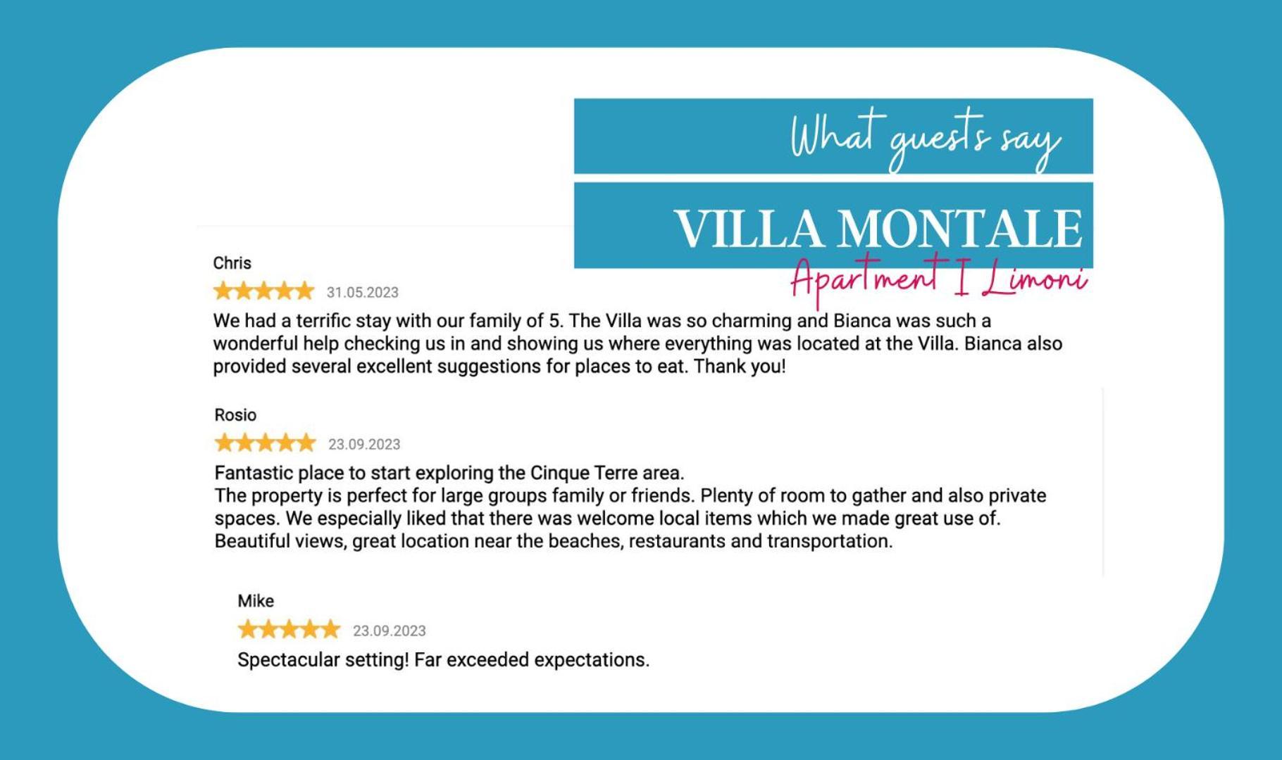 Villa Montale Apartment I Limoni Monterosso al Mare Exterior photo